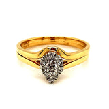 (MIA) Set de anillos con diamantes 18kt. - DGjoyeros