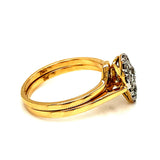 (MIA) Set de anillos con diamantes 18kt. - DGjoyeros