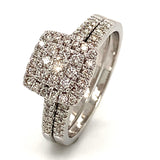 (MIA) Set de anillos con diamantes 18kt.  ANTES: $1,395.00 - DGjoyeros