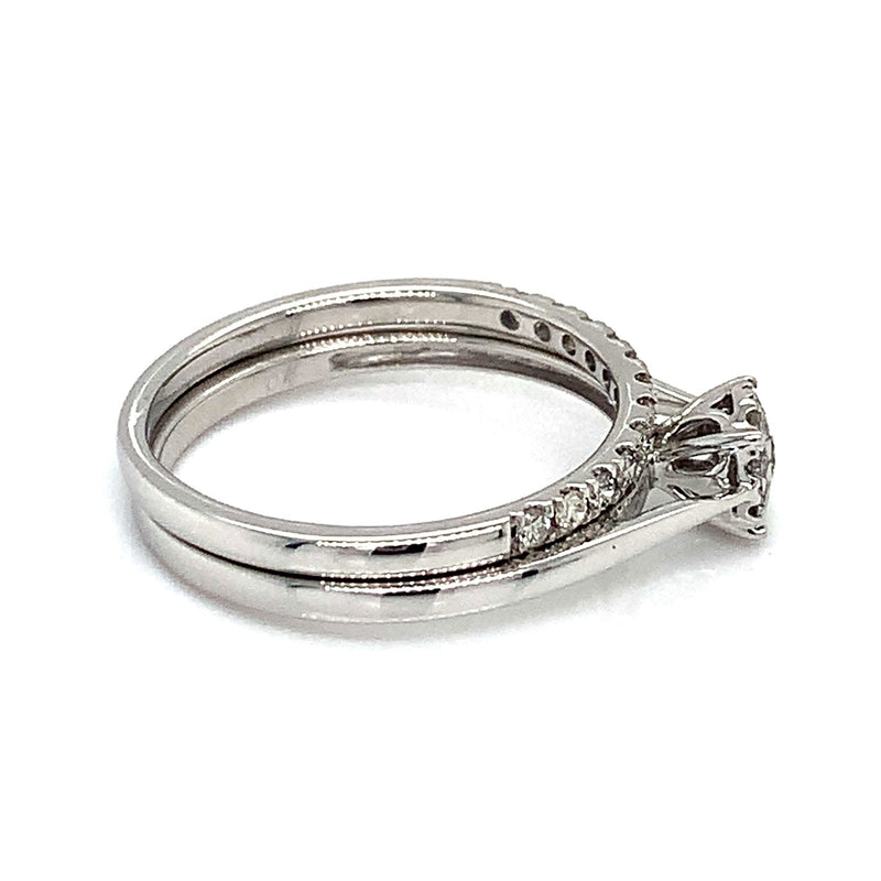 (MIA) Set de anillos con diamantes 18kt.  ANTES: $969.00 - DGjoyeros