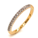 (MIA) Set de anillos con diamantes en oro amarillo 18kt. - DGjoyeros