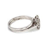 (MIA) Set de anillos con diamantes en oro blanco 18k - DGjoyeros