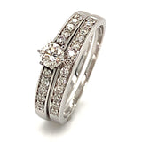 (MIA) Set de anillos con diamantes en oro blanco 18k  ANTES: $1,349.00 - DGjoyeros