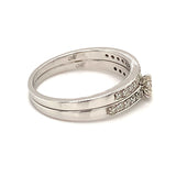 (MIA) Set de anillos con diamantes en oro blanco 18k  ANTES: $1,349.00 - DGjoyeros