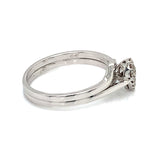 (MIA) Set de anillos con diamantes en oro blanco 18k Antes: $799.00 - DGjoyeros