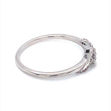 (SOFIA) Anillo con diamantes en oro blanco 10k  ANTES: $229.00 - DGjoyeros