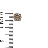 (SOFIA) Aretes con diamantes en oro blanco 10k - DGjoyeros