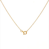 (SOFIA) Collar (ojo) con diamantes en oro amarillo 10k - DGjoyeros