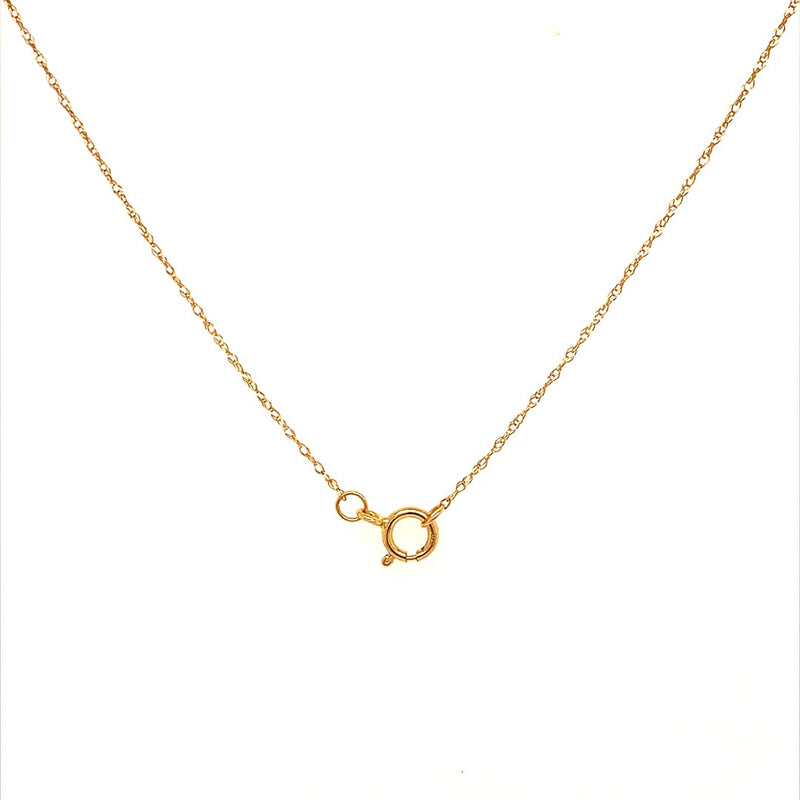 (SOFIA) Collar (ojo) con diamantes en oro amarillo 10k - DGjoyeros