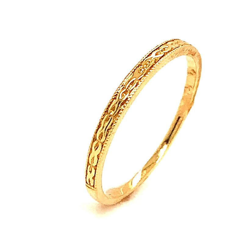 (SOFIA) Set de anillos con diamantes en oro amarillo 10k - DGjoyeros