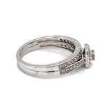 (SOFIA) Set de anillos con diamantes en oro blanco 10k  ANTES: $799.00 - DGjoyeros