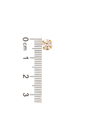 Aretes (circones) para bebés en oro amarillo 10kt.