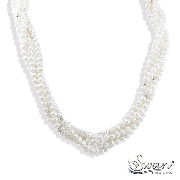 (SWAN) Collar de perlas cultivadas 925 - DGjoyeros