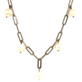 (SWAN) Collar de perlas en plata 925. 35cm-40cm - DGjoyeros