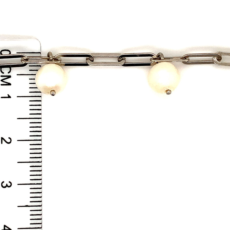 (SWAN) Collar de perlas en plata 925. 35cm-40cm - DGjoyeros