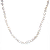 (SWAN) Collar de perlas en plata 925. 43-50cm. - DGjoyeros