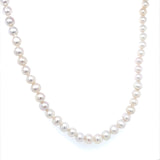 (SWAN) Collar de perlas en plata 925. 43-50cm. - DGjoyeros