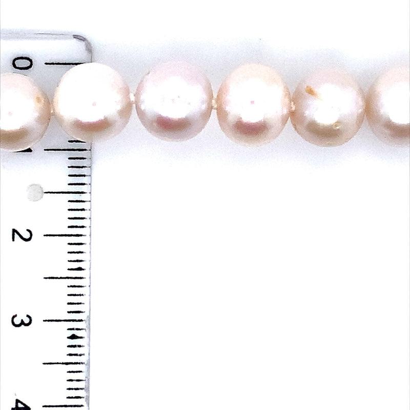 (SWAN) Collar de perlas en plata 925. 50cm. - DGjoyeros