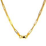 Cadena (clip) 50cm en oro amarillo 18k