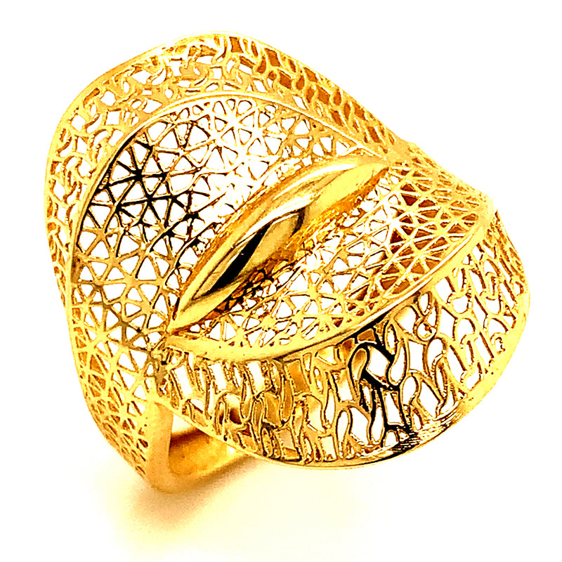 Anillo en oro amarillo 10kt.