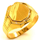 Anillo para caballero en oro amarillo 10kt.