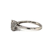 (MIA) Anillo con diamantes en oro blanco 18kt.