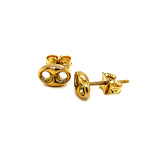 Aretes (gucci) en oro amarillo 10kt.