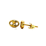 Aretes (gucci) en oro amarillo 10kt.