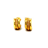 Aretes en oro amarillo 10kt.