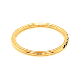 Anillo de zafiros en oro amarillo 14k