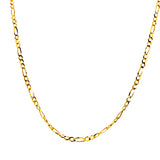 Cadena (cartier) en oro amarillo 10k 60cm