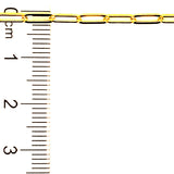 Cadena (clip) en oro amarillo 10k. 45cm