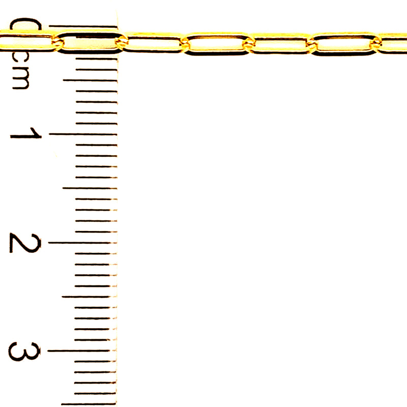 Cadena (clip) en oro amarillo 10k. 45cm