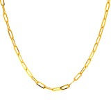 Cadena (clip) en oro amarillo 10k. 45cm