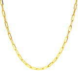 Cadena (clip) en oro amarillo 10k. 50cm