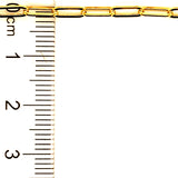 Cadena (clip) en oro amarillo 10k. 50cm