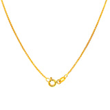 Cadena (espiga) en oro amarillo 10k. 45cm