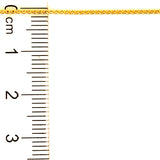 Cadena (espiga) en oro amarillo 10k. 50cm