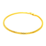 Pulsera en oro amarillo 10k. 19cm