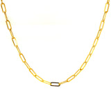Cadena (clip) en oro amarillo 10k. 40cm
