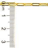 Cadena (clip) en oro amarillo 10k. 40cm