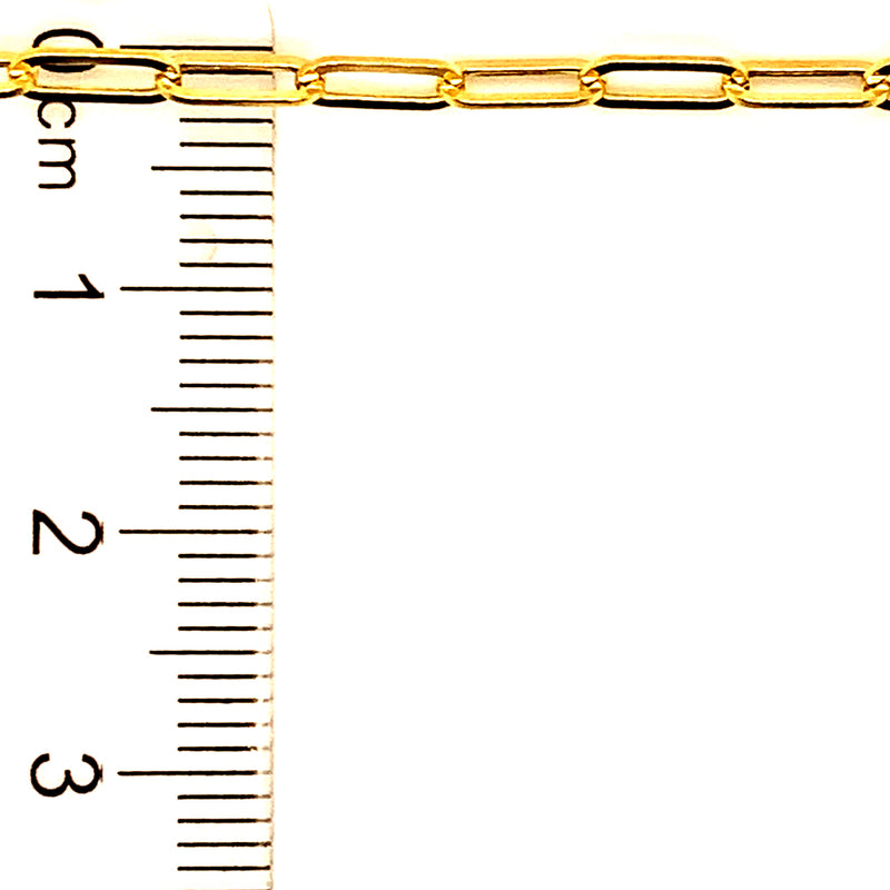 Cadena (clip) en oro amarillo 10k. 40cm