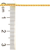 Cadena (espiga) en oro amarillo 10k. 45cm