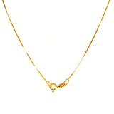 Cadena (veneciana) en oro amarillo 10k. 40cm