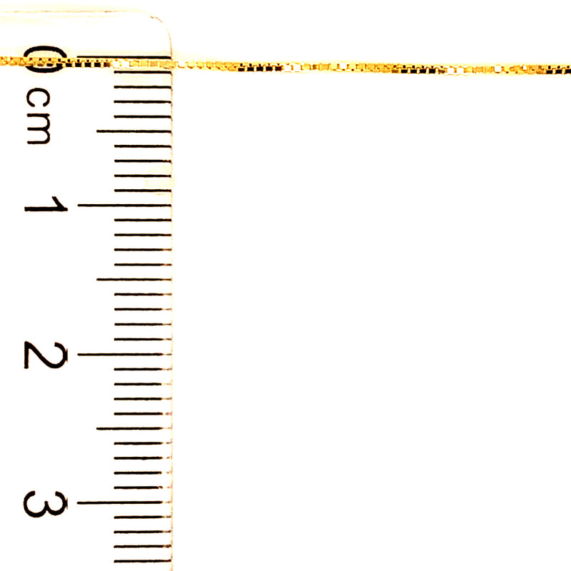 Cadena (veneciana) en oro amarillo 10k. 40cm