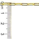 Pulsera (clip) en oro amarillo 10k. 19cm