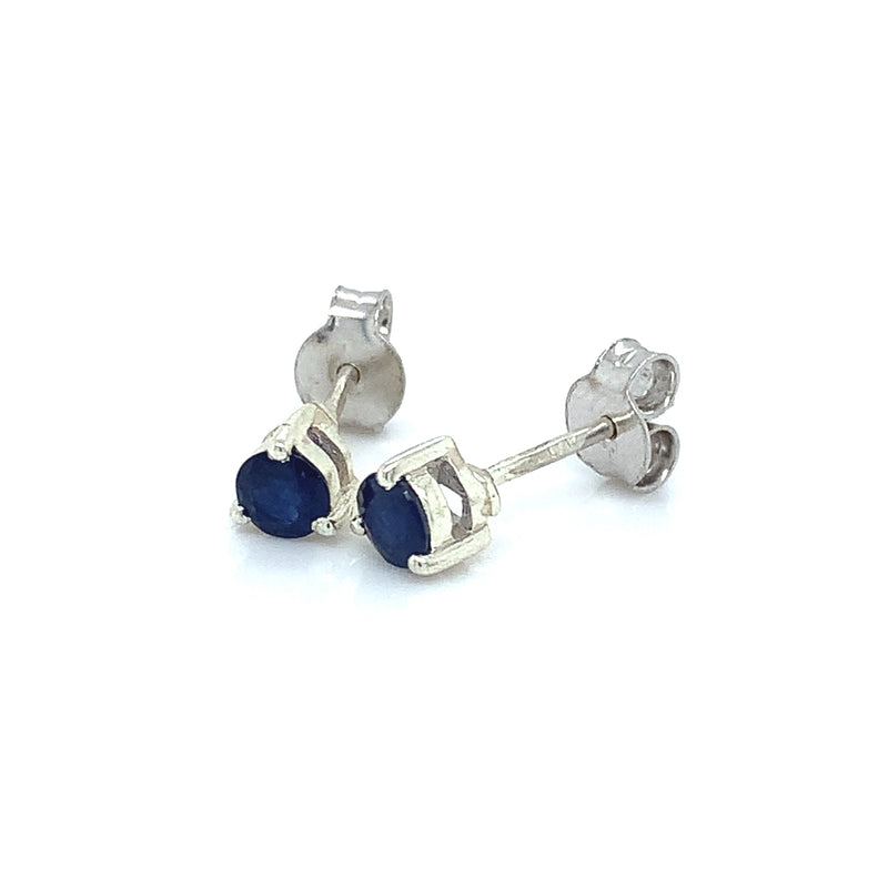 Aretes de zafiros en plata 925