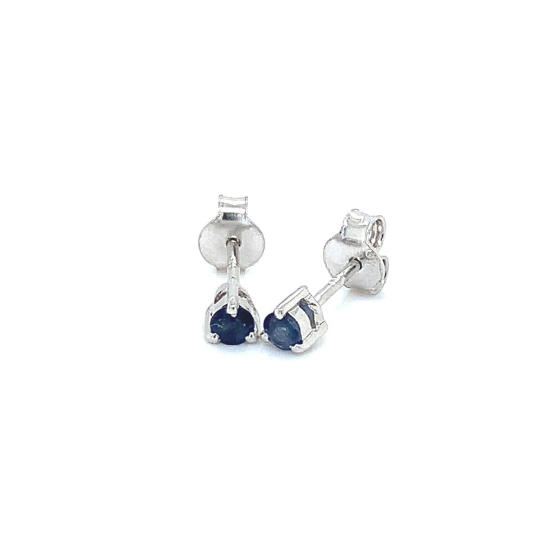 Aretes de zafiros en plata 925