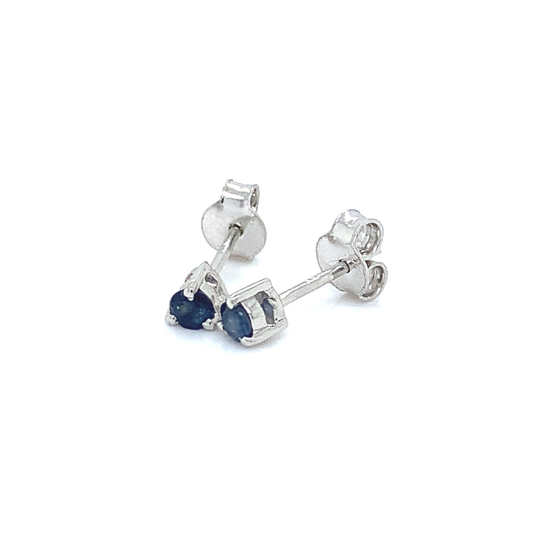 Aretes de zafiros en plata 925