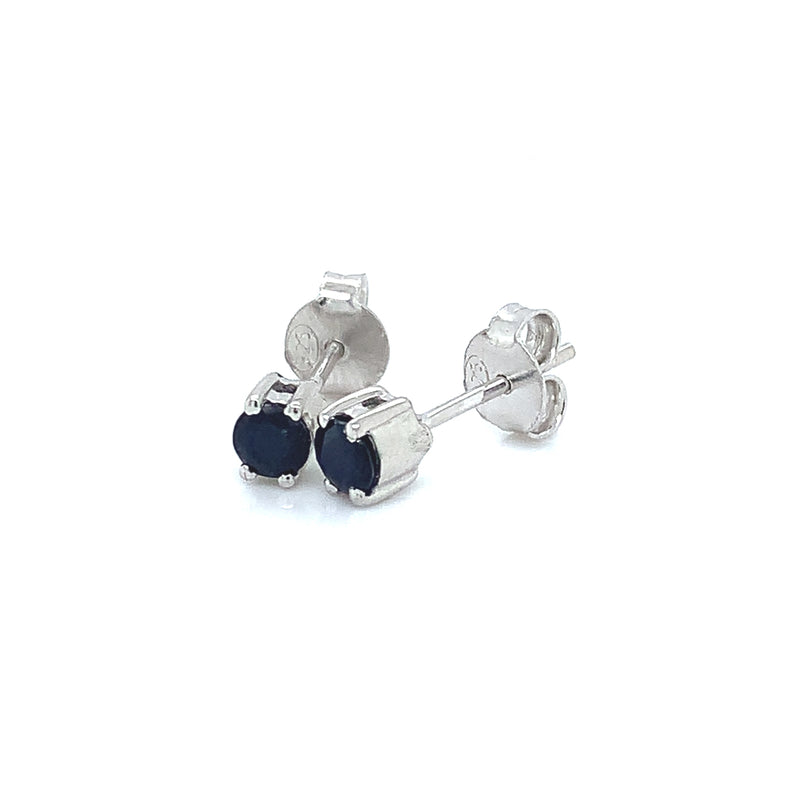 Aretes de zafiros en plata 925